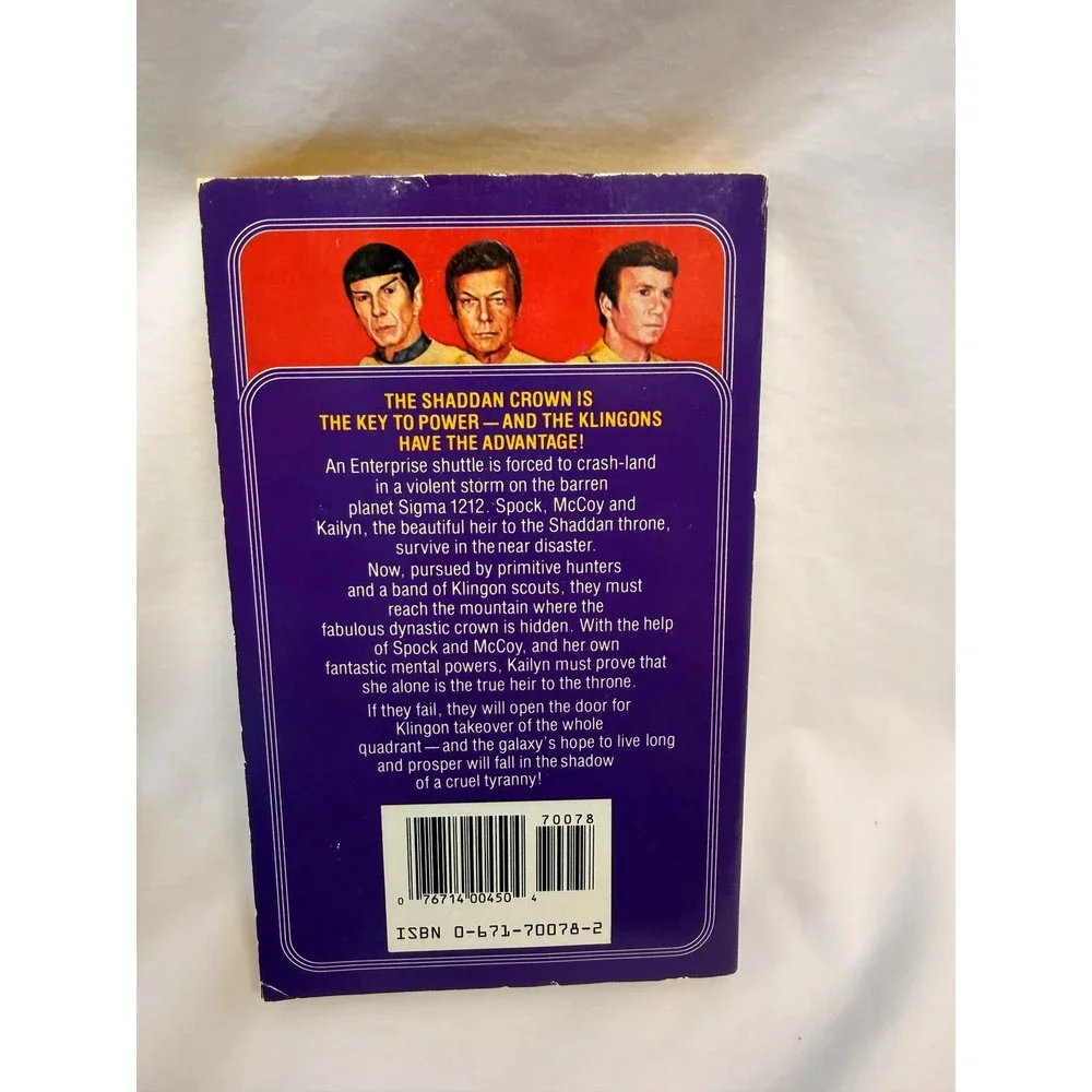 Vintage Star Trek Paperback Book Lot of 9 Pocket Books Sci-Fi Novels 80s 90s